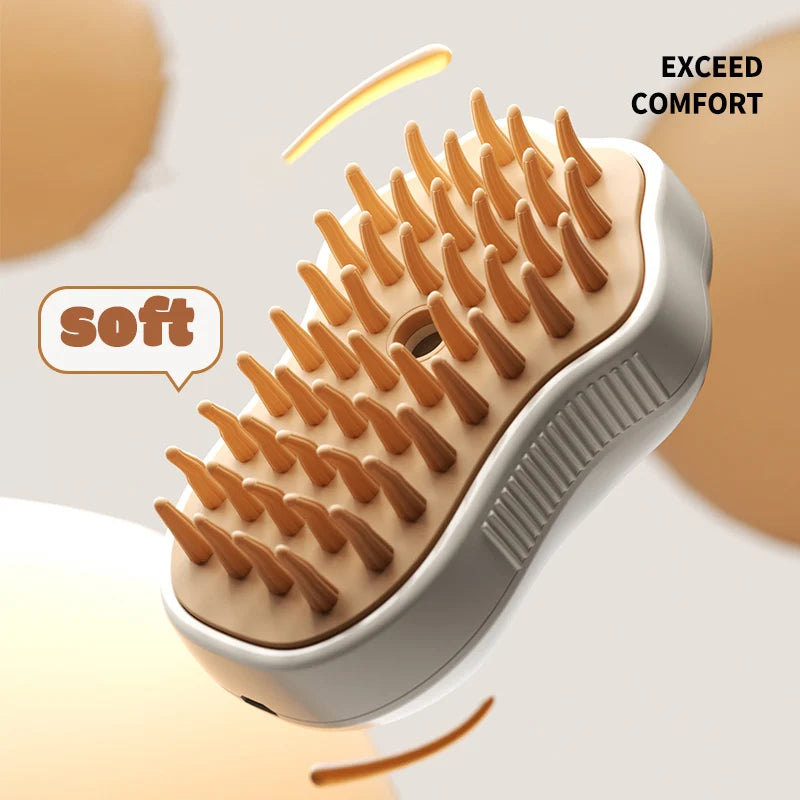 New 3 in 1 Pet Brush Cat Steam Brush Comb Dog Brush Electric Spray Cat Hair Brushes Massage Pet Grooming Hair Removal Combs ﻿