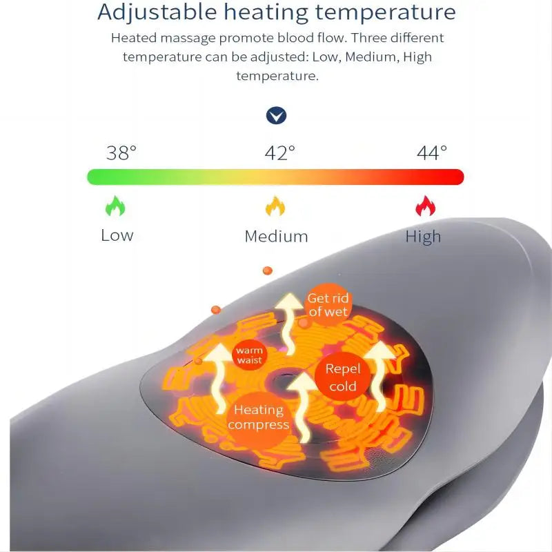 Electric Lumbar Traction Device 3 Color Spectra Vibration Waist Massager Waist Spine Support Back Massage Machine Waist Relax
