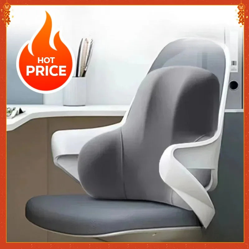 New Lumbar Back Cushion with Memory Foam  for Car Office Gaming Chairs & Postpartum Pain Relief Pillow