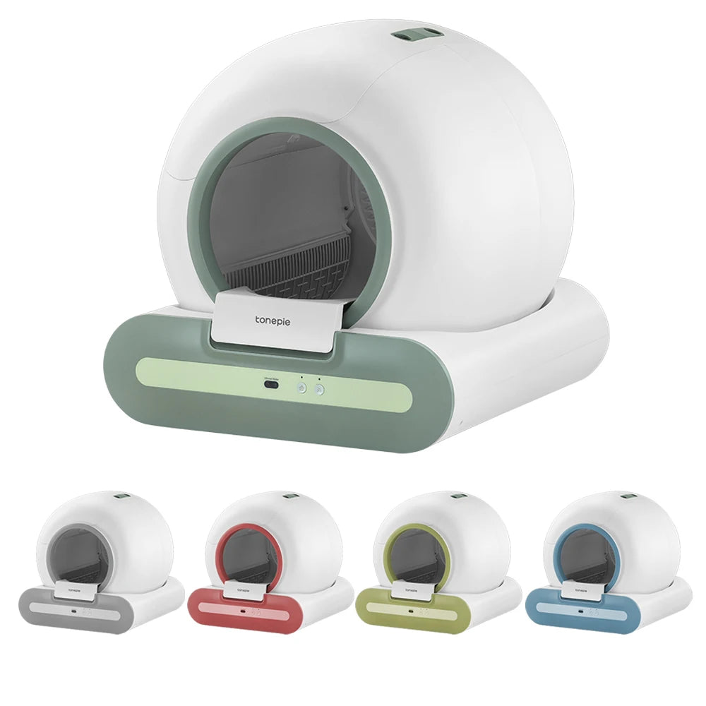 New  Automatic Cat Litter Box Smart APP Control WIFI Detachable 9L Intelligent Self-cleaning Cat Toilet Garbage Easy To Clean