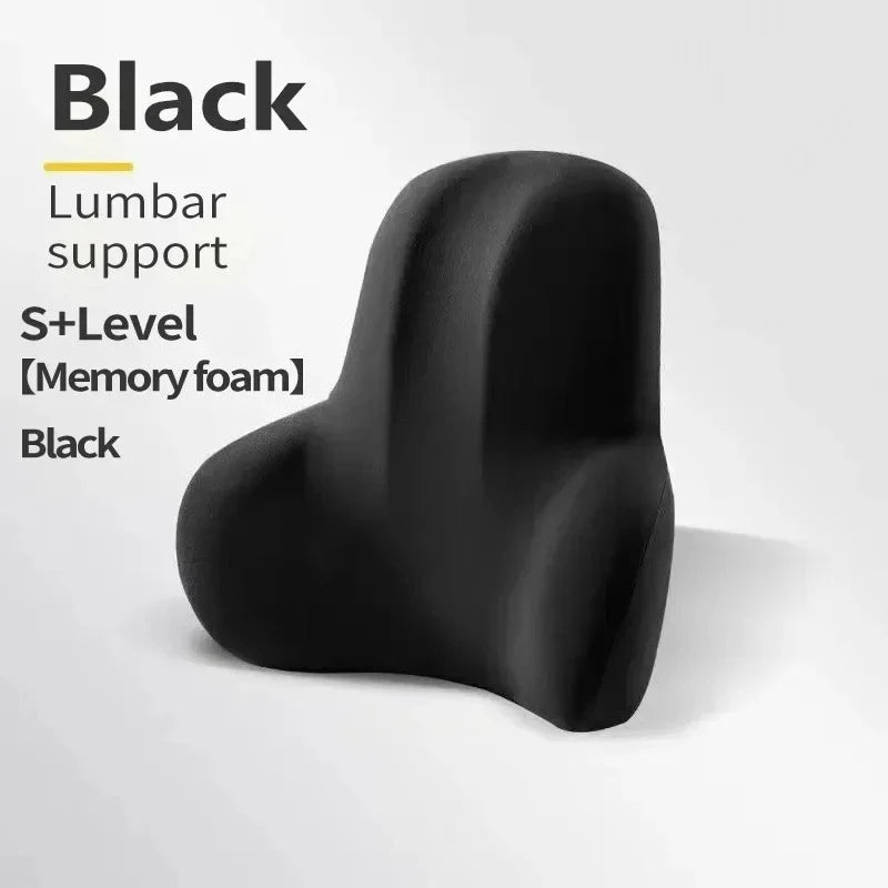 New Lumbar Back Cushion with Memory Foam  for Car Office Gaming Chairs & Postpartum Pain Relief Pillow