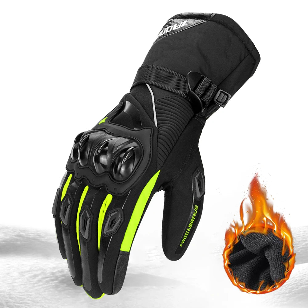 Full Finger Motorcycle Gloves Windproof Moto Motorbike Riding Gloves Waterproof Touch Screen Moto Motocross Gloves Winter